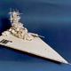 Cantwell’s Star Destroyer design has both its wedge shape and bustling towers already well-established